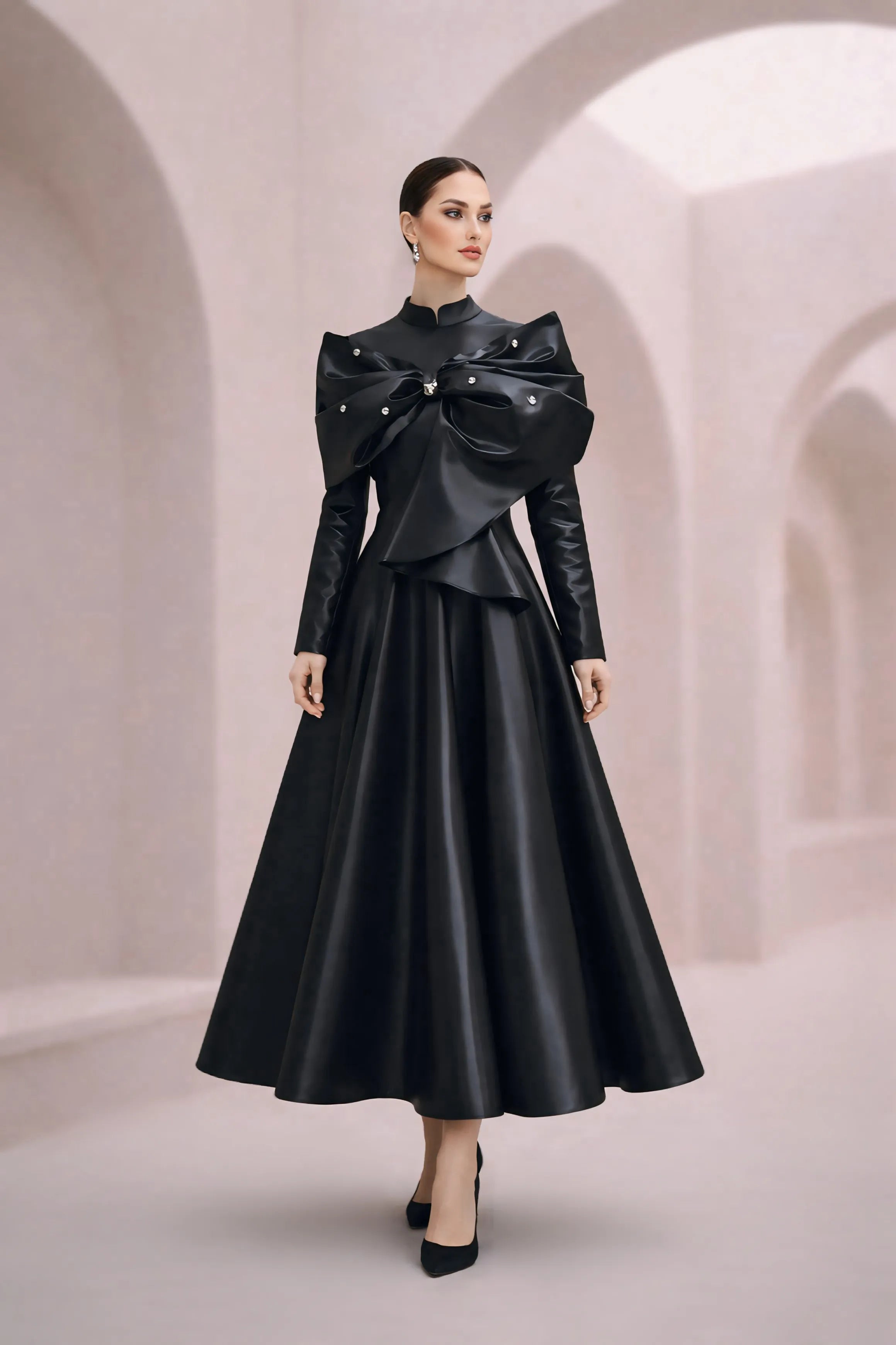 Majeste Abiye - Siyah