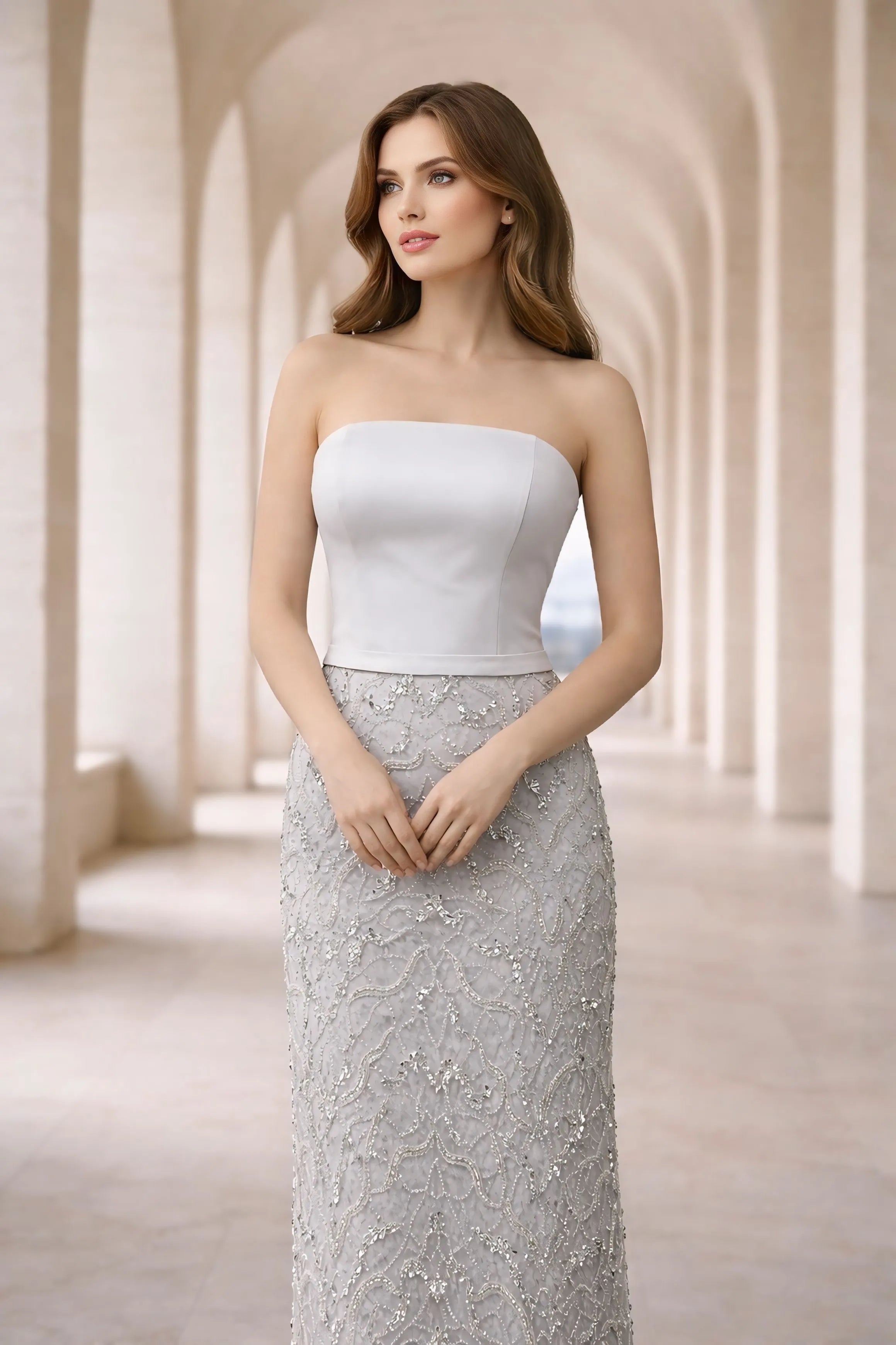 Amira Abiye - Gri | Kiralık