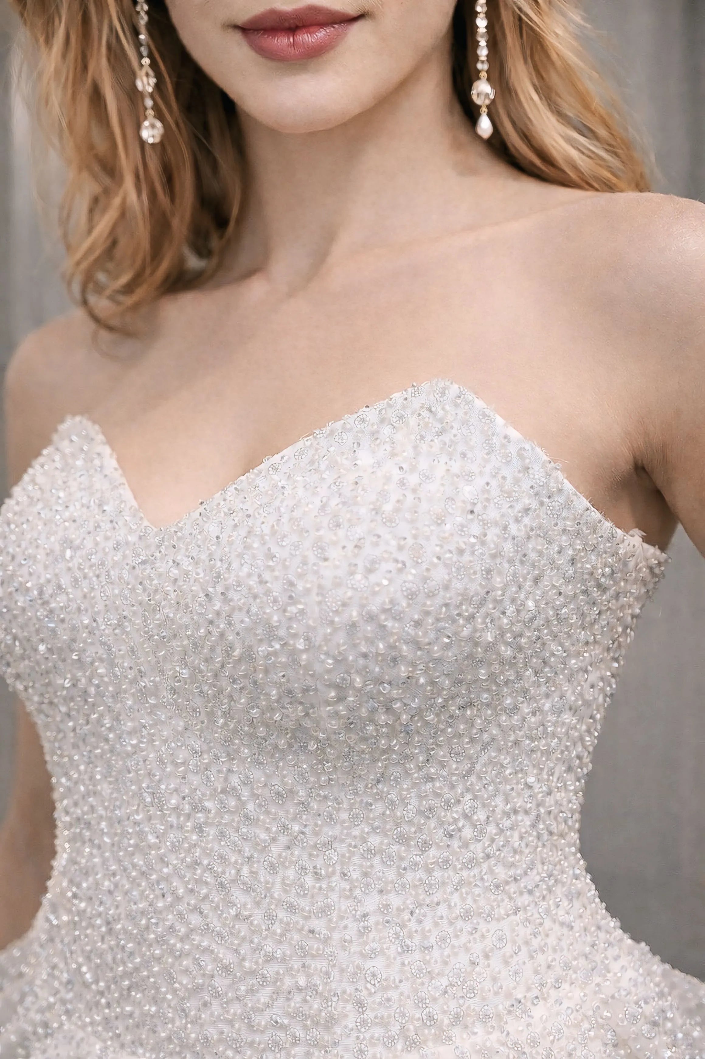 Aura Abiye - Beyaz | Kiralık