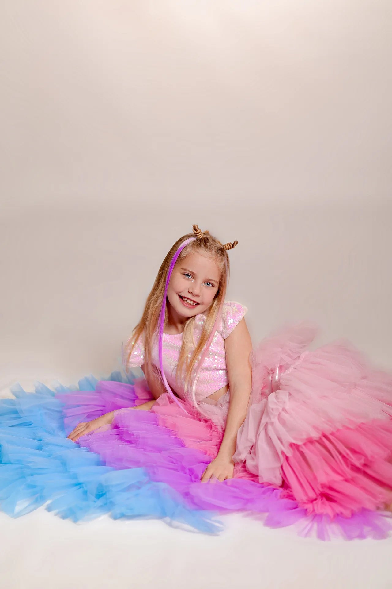 Nova Kız Çocuk Etek ve Crop Takım - Pembe