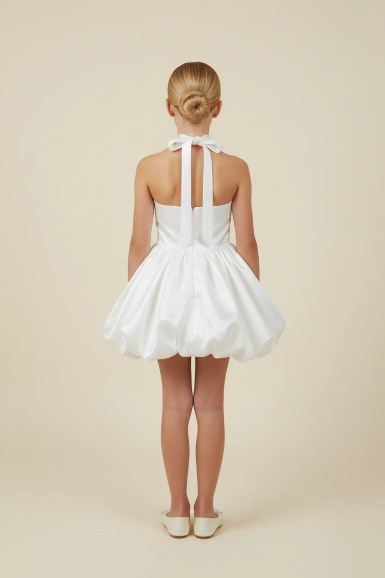 Princess Lumi Kız Çocuk Abiye Elbise - Beyaz