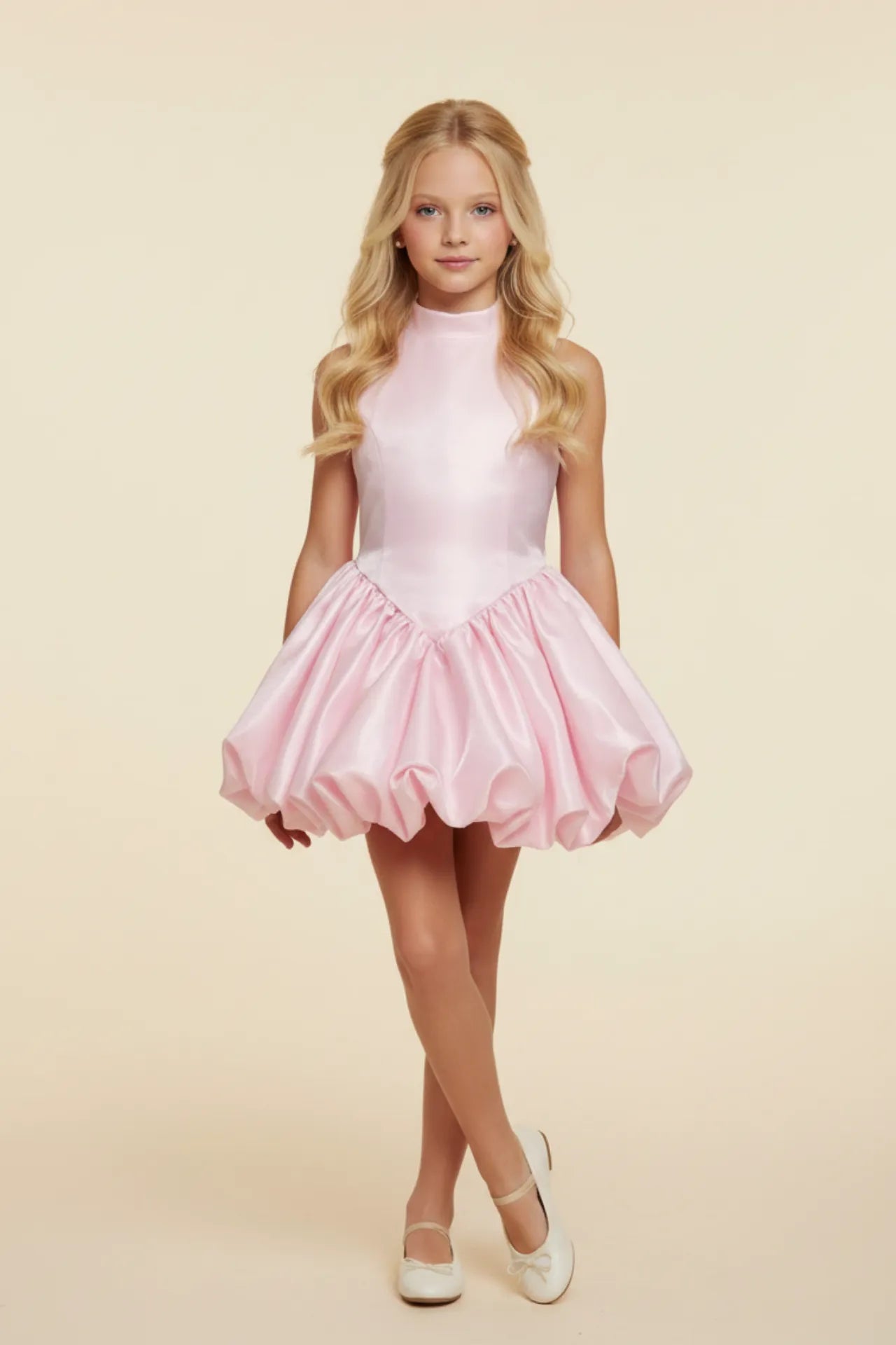 Princess Lumi Kız Çocuk Abiye Elbise - Pembe