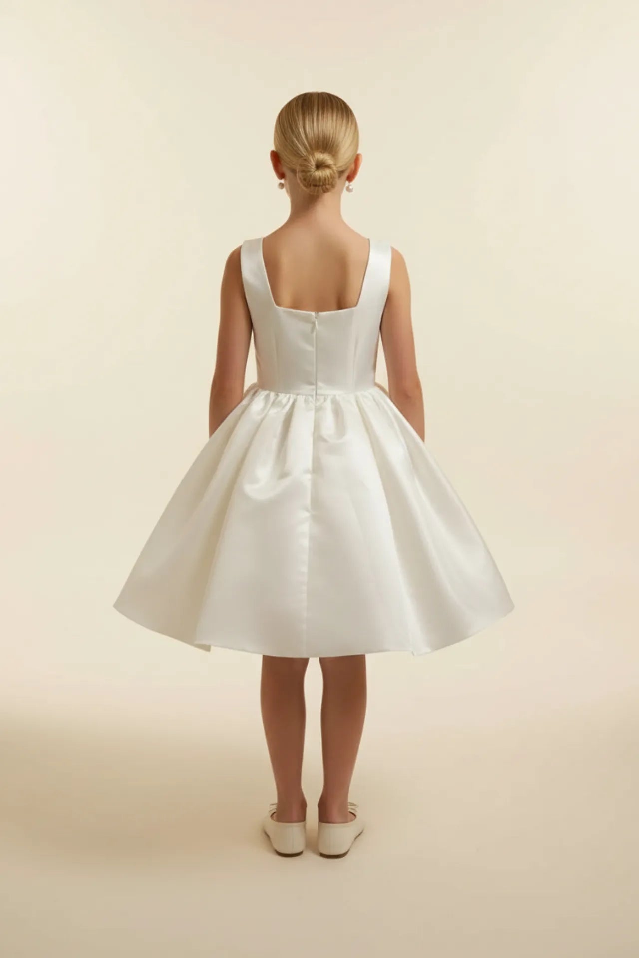 Capella Kız Çocuk Abiye Elbise - Beyaz