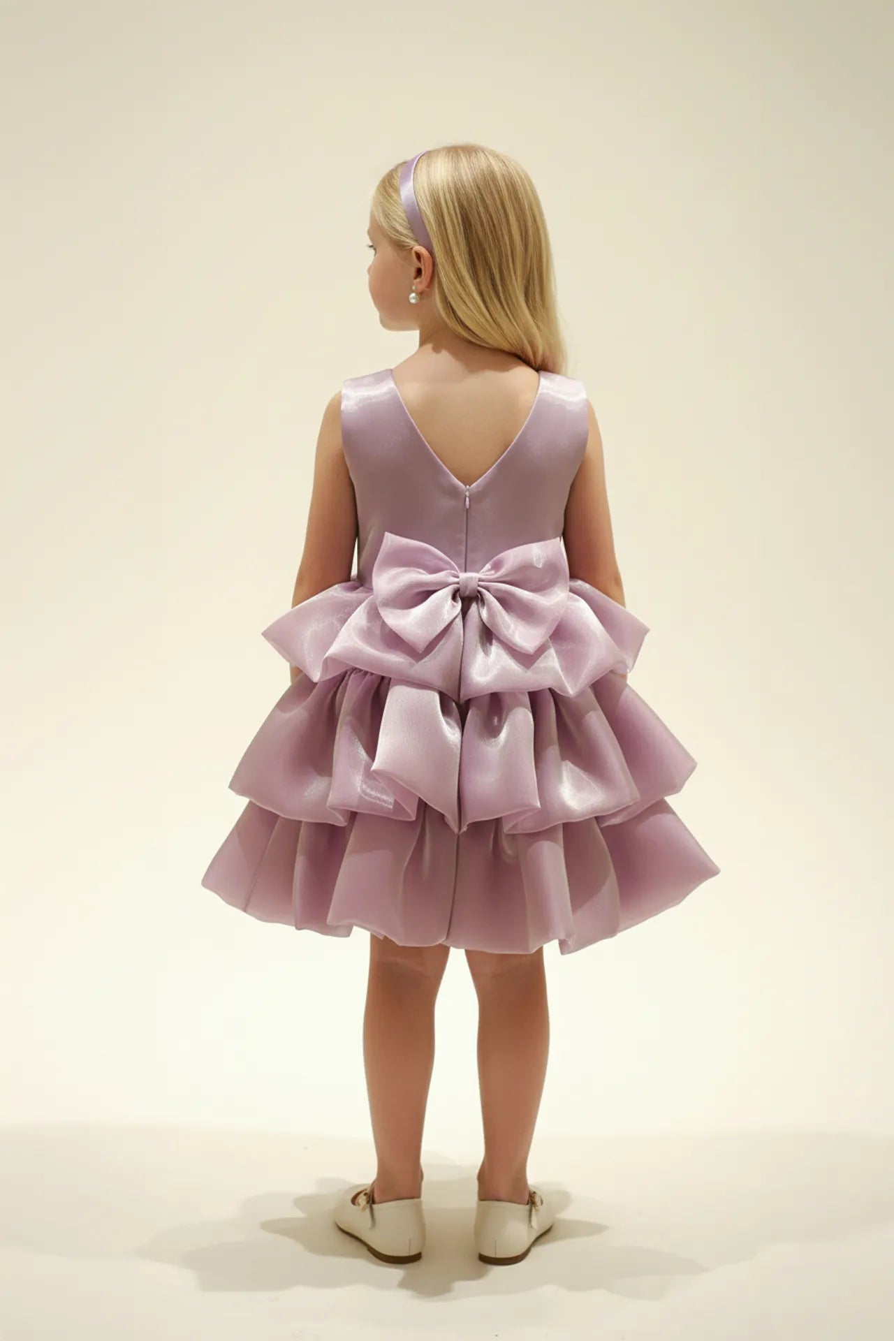 Stella Kız Çocuk Abiye Elbise - Mor