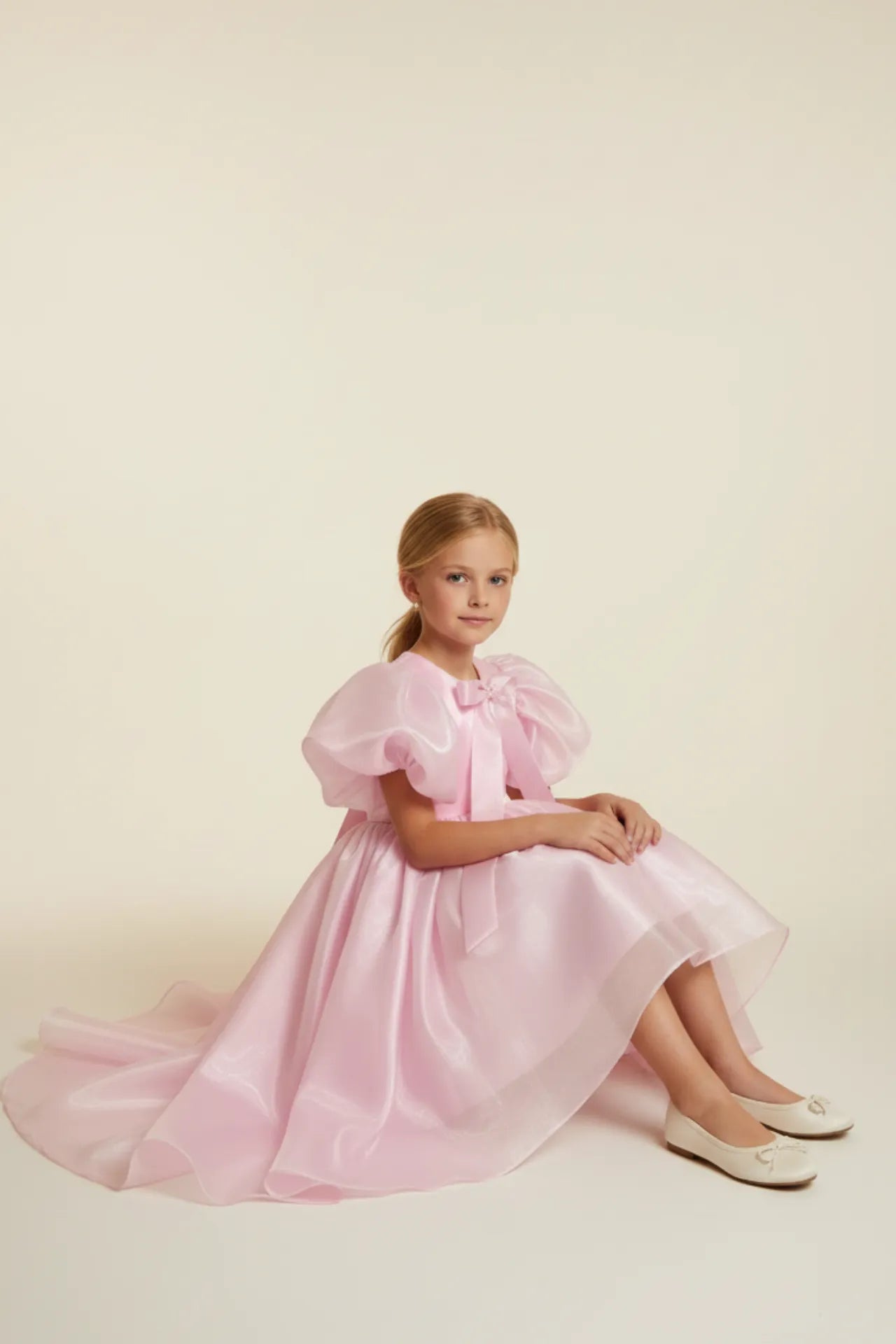 Perla Paris Kız Çocuk Abiye Elbise - Pembe