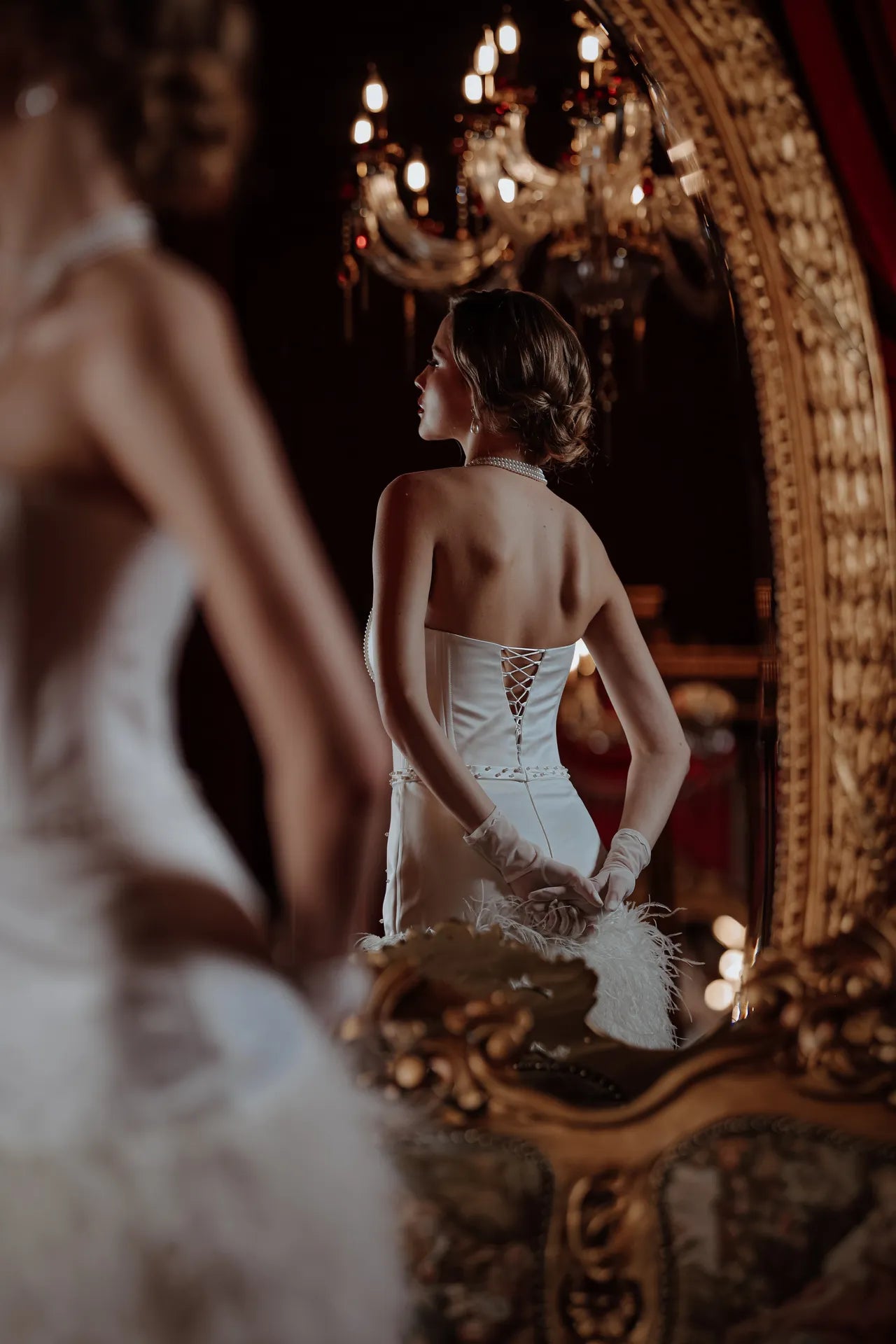 La Belle Epoque Straplez Mini After Elbise