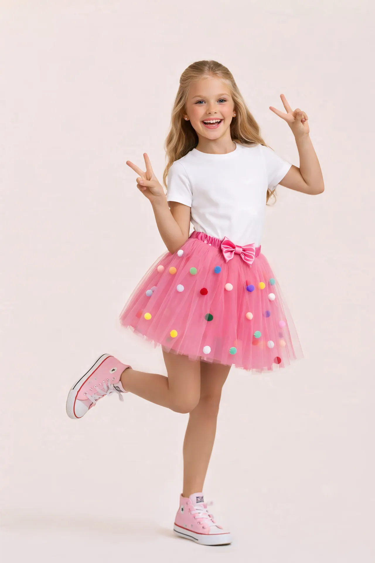 Bonbon Kız Çocuk Etek - Pembe