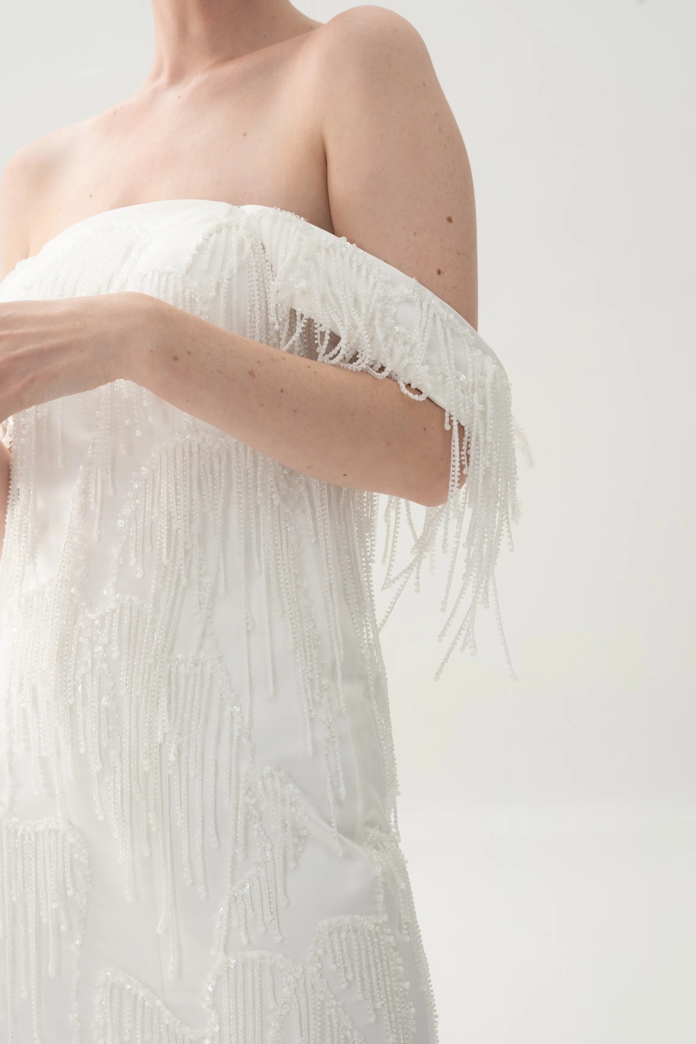 Sparkle Abiye - Beyaz | Kiralık