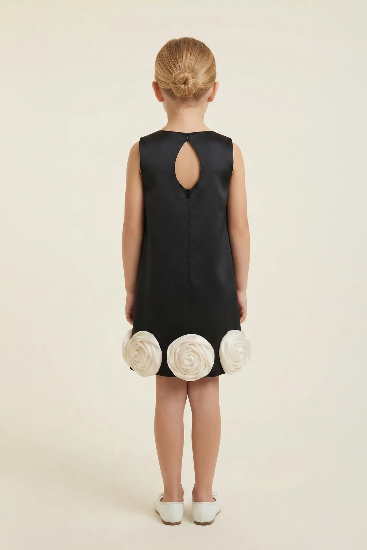 Rosella Kız Çocuk Abiye Elbise - Siyah