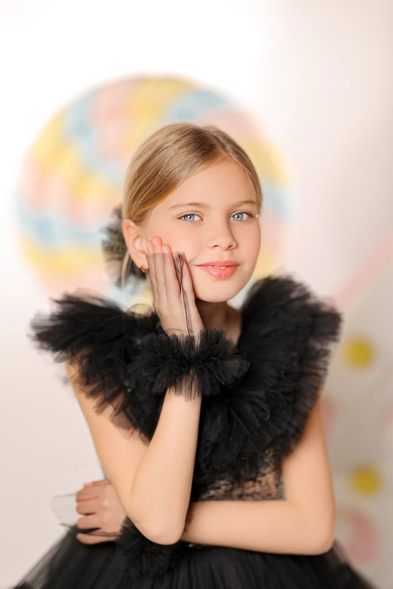 Sirius Kız Çocuk Abiye Elbise - Siyah