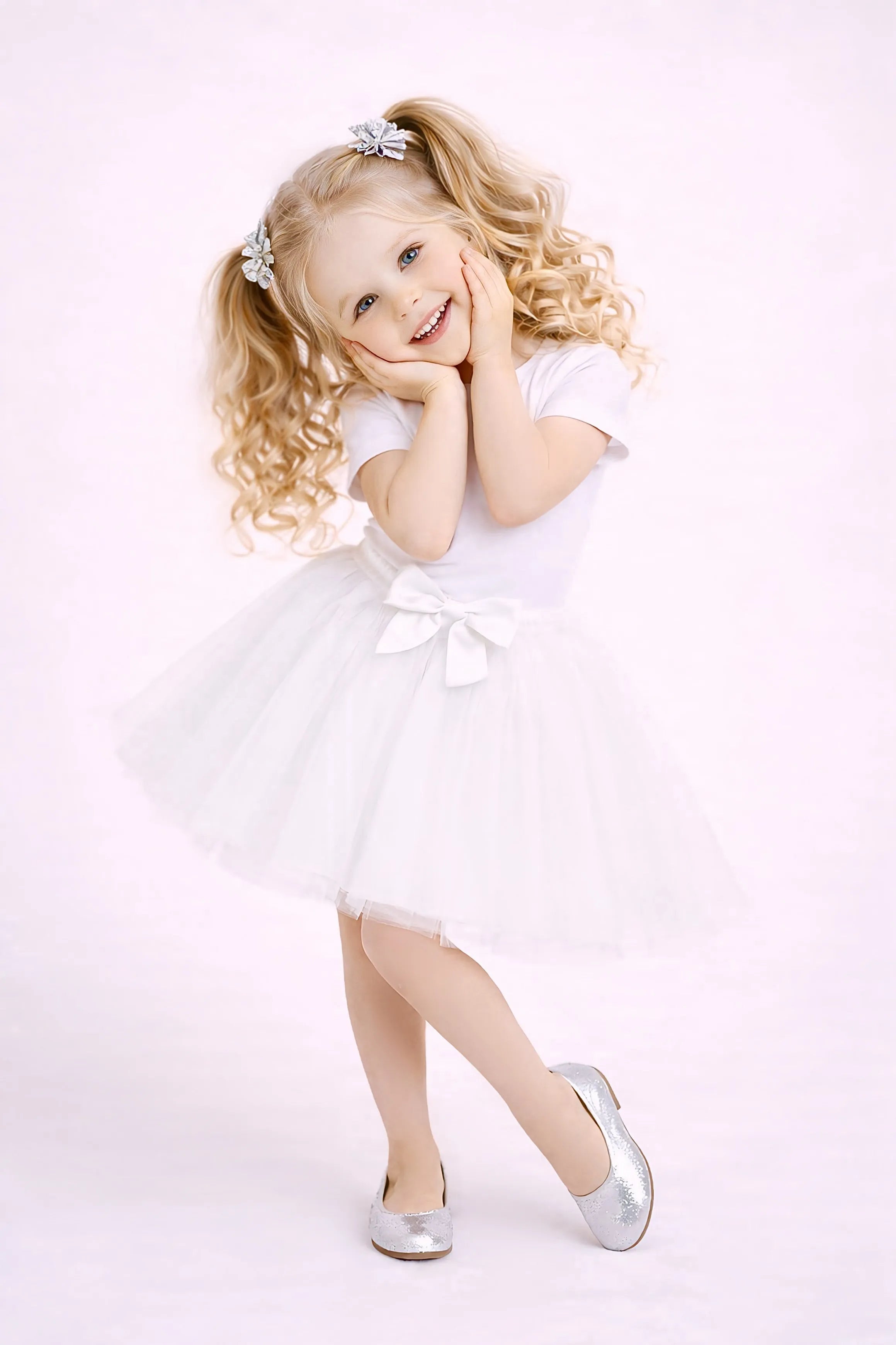 Kız Çocuk Tütü Etek - Beyaz