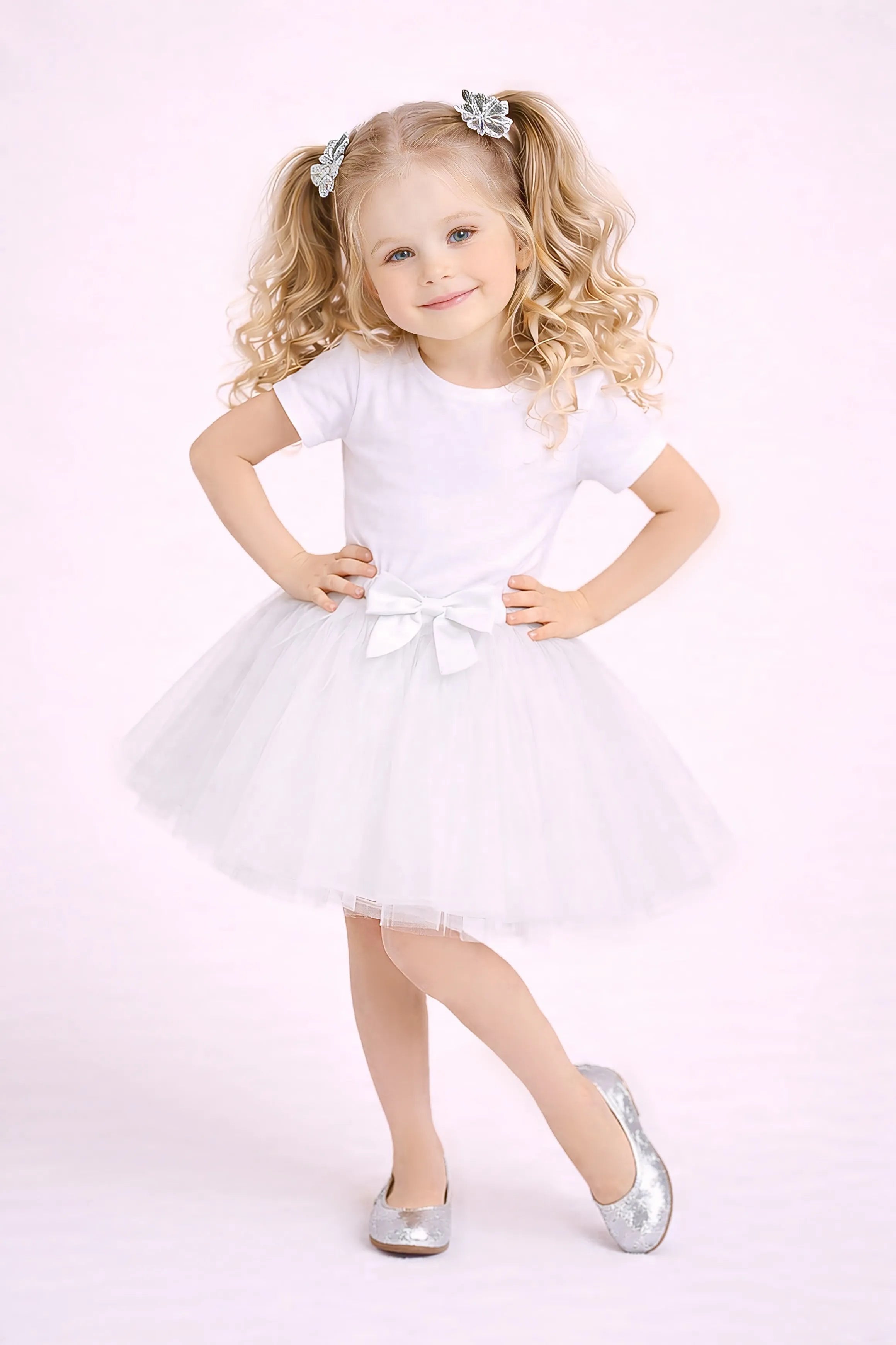 Kız Çocuk Tütü Etek - Beyaz