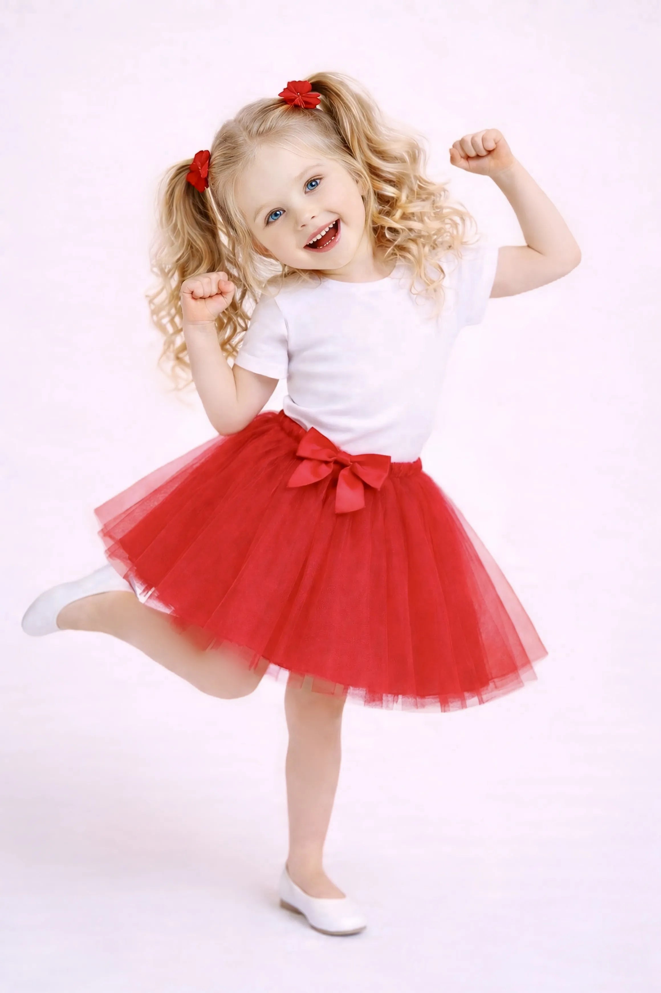 Kız Çocuk Tütü Etek - Kırmızı