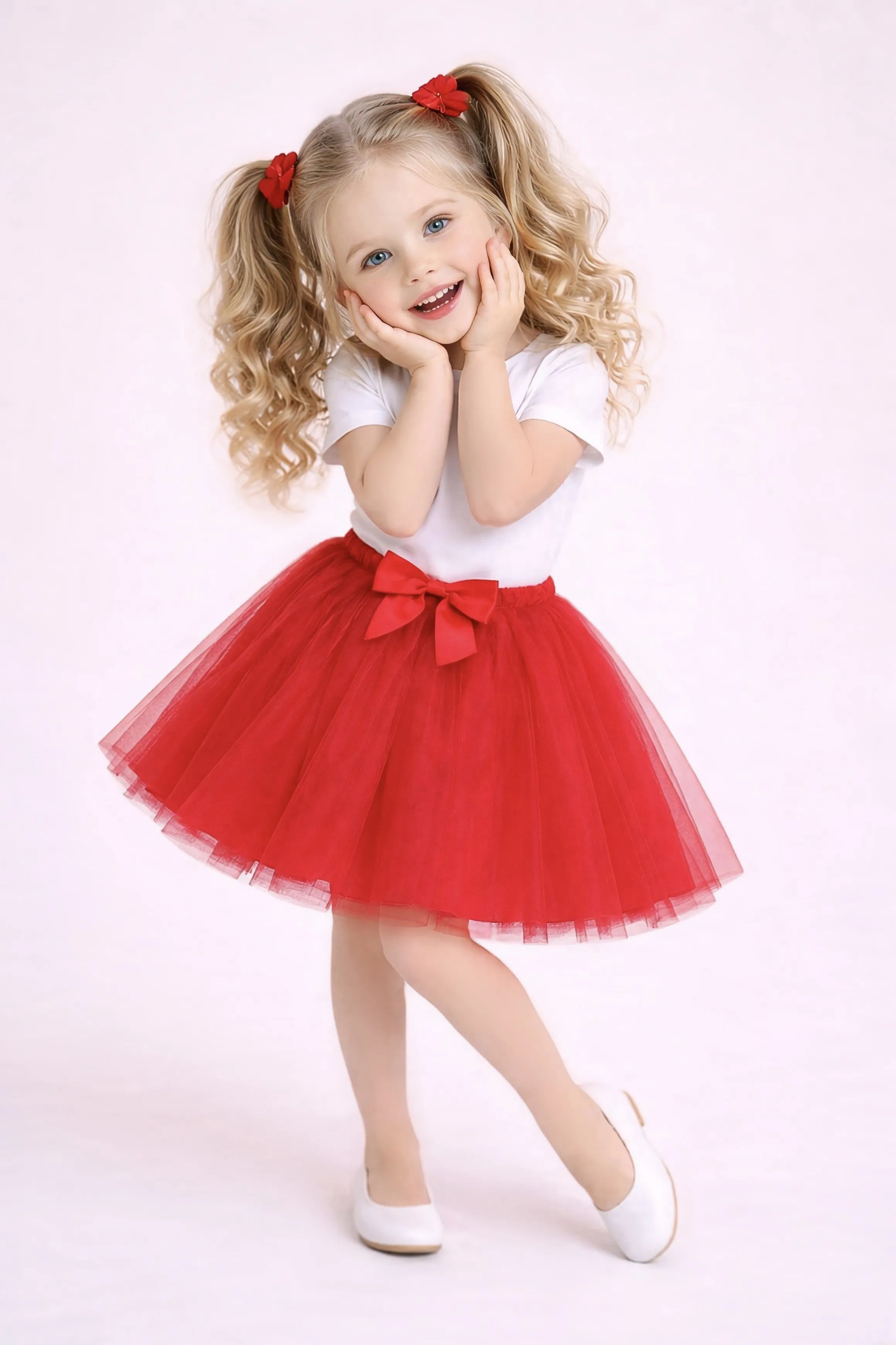 Kız Çocuk Tütü Etek - Kırmızı