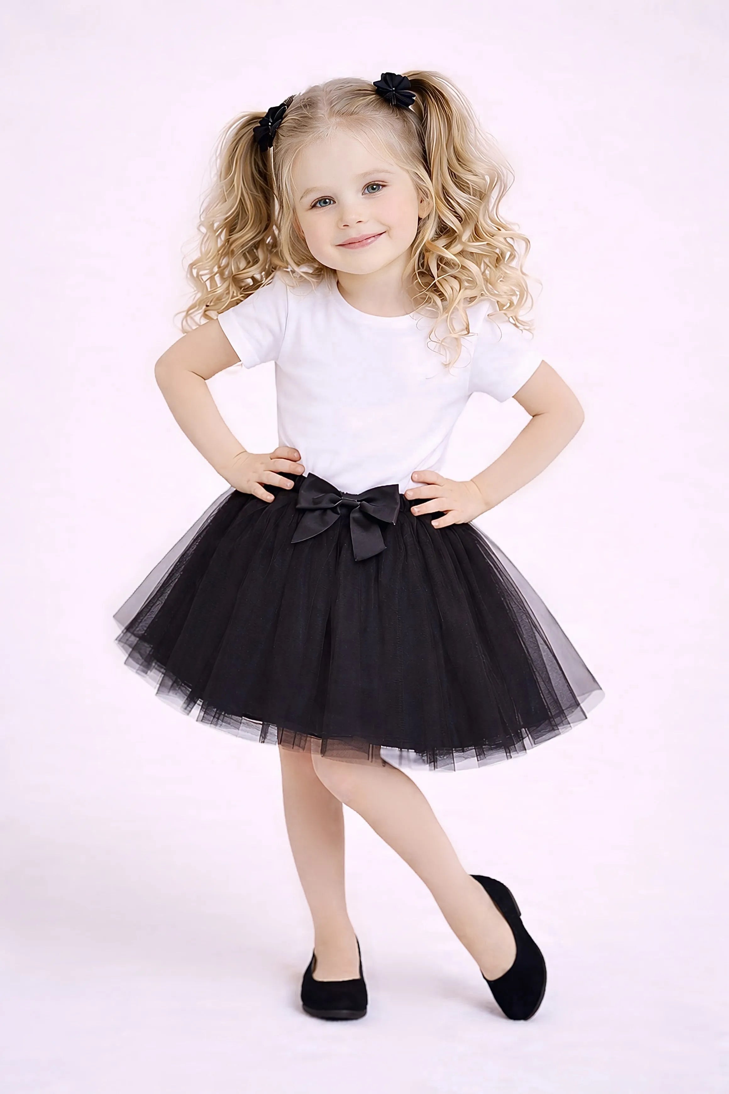 Kız Çocuk Tütü Etek - Siyah